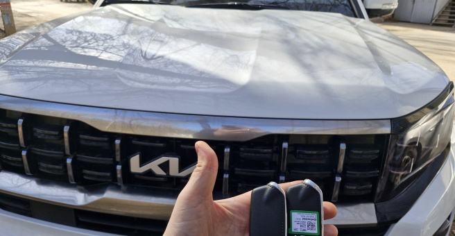 Новый ключ с чипом для Kia